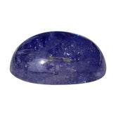 MILKY TANZANITE OVAL CAB (AA-SEMI MILKY) 16X12MM 12.65 Cts.