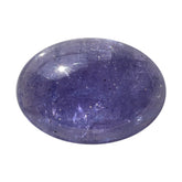 MILKY TANZANITE OVAL CAB (A-SEMI MILKY) 14X10MM 7.20 Cts.
