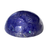 MILKY TANZANITE ROUND CAB (AAA) 13.50MM 11.70 Cts.