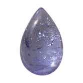 MILKY TANZANITE PEAR CAB (A-SEMI MILKY) 8X5MM 1.00 Cts.