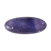 MILKY TANZANITE LONG OVAL CAB (A-SEMI MILKY) 29X12MM 18.30 Cts.