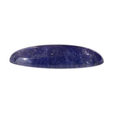 MILKY TANZANITE LONG OVAL CAB (A-SEMI MILKY) 29X12MM 18.30 Cts.