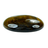 TIGER'S EYE QUARTZ ROUND CAB 25MM 31.50 Cts.