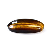 YELLOW TIGER EYE PLAIN OVAL CAB 14X11MM 4.33 Cts.