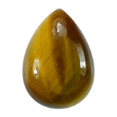 YELLOW TIGER EYE PLAIN PEAR CAB (OPAQUE)(CLEAN) 7.00X5.00 MM 0.58 CTS