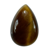 YELLOW TIGER EYE PLAIN PEAR CAB (OPAQUE)(CLEAN) 6.00X4.00 MM 0.37 CTS