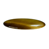 YELLOW TIGER EYE PLAIN ROUND CAB (OPAQUE)(CLEAN) 20.00X20.00 MM 6.80 CTS
