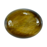 YELLOW TIGER EYE PLAIN OVAL CAB (OPAQUE)(CLEAN) 9.00X7.00 MM 1.54 CTS