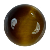 YELLOW TIGER EYE PLAIN ROUND CAB (OPAQUE)(CLEAN) 5.00X5.00 MM 0.49 CTS