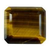 YELLOW TIGER EYE TABLE CUT OCTAGON CAB (FLAT BOTTOM)(OPAQUE)(CLEAN) 18.00X16.00 MM 11.55 CTS