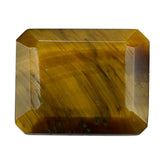 YELLOW TIGER EYE STEP CUT OCTAGON (OPAQUE)(CLEAN) 10.00X8.00 MM 3.42 CTS