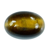 YELLOW TIGER'S EYE QUARTZ OVAL CAB 6X4MM 0.66 Cts.