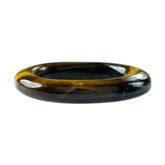 YELLOW TIGER'S EYE QUARTZ OVAL RING 29X18MM 13.71 Cts.