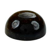 YELLOW TIGER'S EYE QUARTZ ROUND CAB 8MM 2.32 Cts.