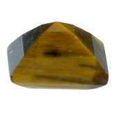 YELLOW TIGER'S EYE QUARTZ CUT SQUARE 4MM 0.29 Cts.