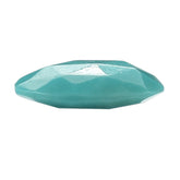 TURQUOISE ROSE CUT BRIOLETTE IRREGULAR PEAR 14X12MM 4.53 Cts.