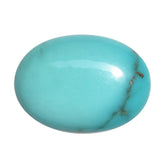 NATURAL TURQUOISE OVAL CAB 25X18MM 18.80 Cts.