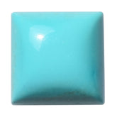 NATURAL TURQUOISE SQUARE CAB 10MM 4.07 Cts.