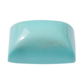 NATURAL TURQUOISE SQUARE CAB 10MM 4.07 Cts.