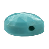 TURQUOISE ROSE CUT BRIOLETTE HEART (FULL DRILL) 8MM 1.98 Cts.