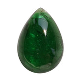 TSAVORITE PLAIN PEAR CAB (AAA/MILKY) 12.00X8.50 MM 3.55 Cts.