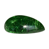 TSAVORITE PLAIN PEAR CAB (AAA/MILKY) 11.50X8.00 MM 3.57 Cts.