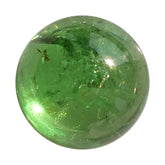 TSAVORITE PLAIN ROUND CAB (AA/MILKY) 12.00X12.00 MM 9.40 Cts.