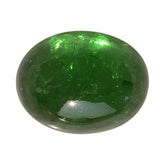 TSAVORITE PLAIN OVAL CAB (AAA/MILKY) 9.00X7.00 MM 2.93 Cts.
