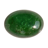TSAVORITE PLAIN OVAL CAB (AAA/MILKY) 7.00X5.00 MM 1.09 Cts.