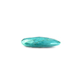 MEXICAN TURQUOISE ROSE CUT BRIOLETTE TRILLIANISH (GREENISH BLUE\WITH SOME MATRIX) 15.50X12.50 MM 4.37 Cts.