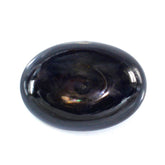 BROWN SAPPHIRE PLAIN OVAL CAB 14X10MM 6.73 Cts.