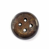 BROWN SAPPHIRE SHIRT BUTTON (DES#58) 11MM 4.06 Cts.