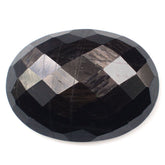 BROWN SAPPHIRE CHECKER CUT OVAL CAB 16X12MM 7.83 Cts.