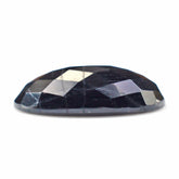 BROWN SAPPHIRE CHECKER CUT OVAL CAB 16X12MM 7.83 Cts.