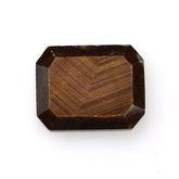 BROWN SAPPHIRE TABLE CUT OCTAGON CAB (BROWN WITH GOLDEN BROWN SHINE) 14.50X11.50 MM 8.69 CTS
