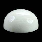 WHITE AGATE PLAIN ROUND CAB 10MM (TH. 5.00-5.40MM) 4.02 Cts.
