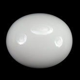 WHITE AGATE PLAIN OVAL CAB (KOGOLONG) 12X10MM (TH. 5.00-5.40MM) 4.88 Cts.