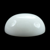 WHITE AGATE PLAIN OVAL CAB (KOGOLONG) 12X10MM (TH. 5.00-5.40MM) 4.88 Cts.