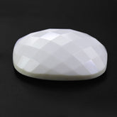 WHITE AGATE CHECKER CUSHION CAB 20MM 16.92 Cts.