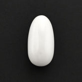 WHITE AGATE PLAIN OLIVE 18X9MM 11.36 Cts.