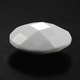 WHITE AGATE BRIOLETTE ROUND 12MM 4.51 Cts.