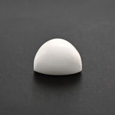 WHITE AGATE TRILLION CAB 10MM 3.70 Cts.