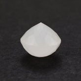 WHITE MILKY QUARTZ IRREGULAR CUT SPECIAL ROUND 9MM 3.53 Cts.
