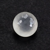 WHITE MILKY QUARTZ IRREGULAR CUT SPECIAL ROUND 11.70MM 6.50 Cts.