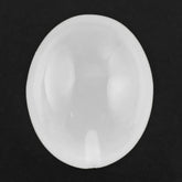 WHITE MILKY QUARTZ PLAIN OLIVE (HALF DRILL) 18X15MM 28.26 Cts.