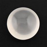 WHITE MILKY QUARTZ LENTIL ROUND 9MM 2.25 Cts.