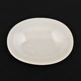 WHITE MILKY QUARTZ OVAL CAB 14X10MM 5.59 Cts.