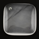 WHITE MILKY QUARTZ LENTIL CUSHION (FULL DRILL) 20MM 13.80 Cts.