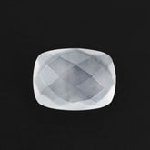 WHITE MILKY QUARTZ BRIOLETTE CUSHION 8X6MM 1.23 Cts.