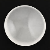WHITE MILKY QUARTZ LENTIL ROUND 15MM 7.30 Cts.